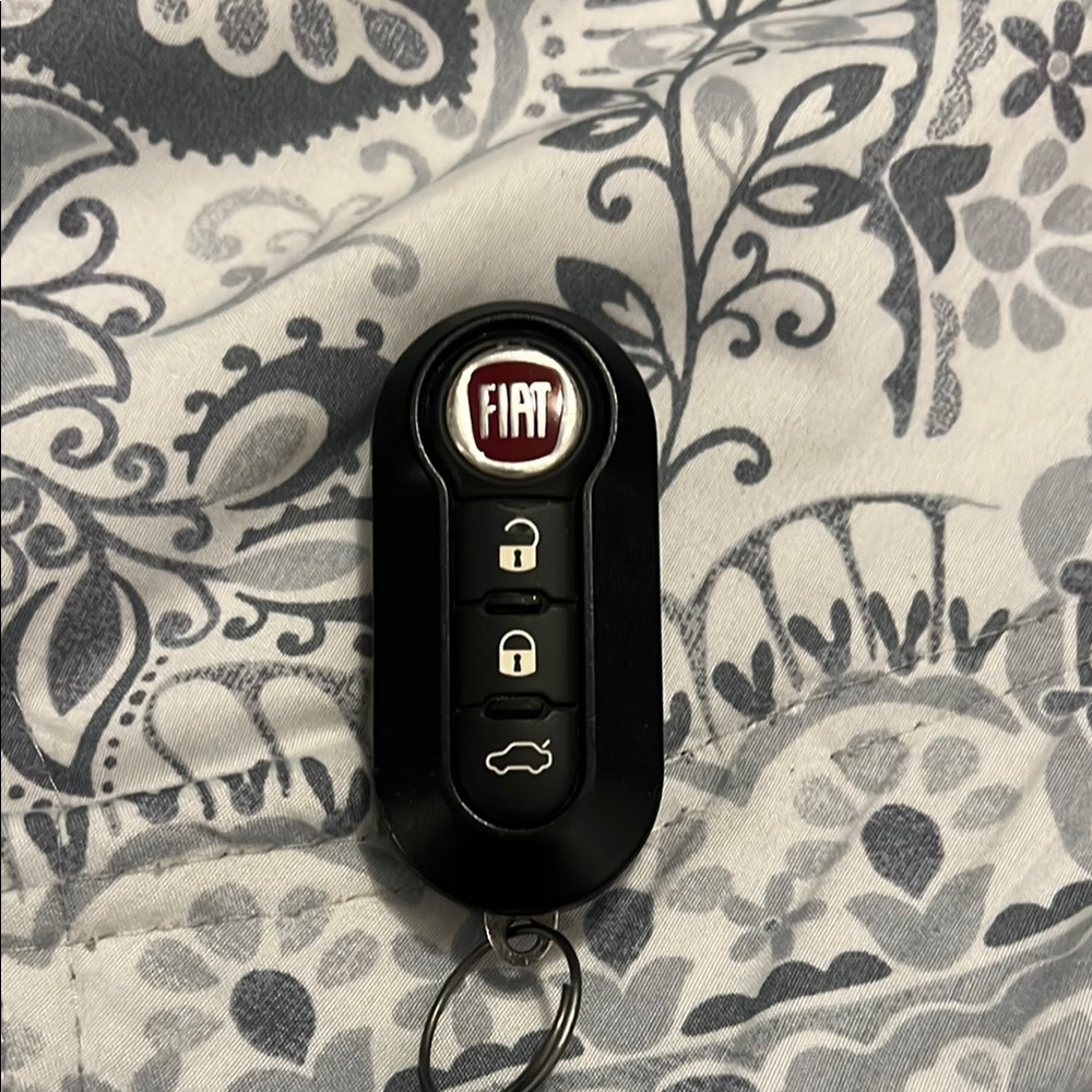 Fiat Black Key Fob